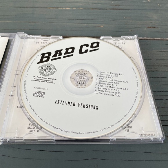 BAD COMPANY - Extended Versions Live Recording (10 Greatest Hits) CD - Picture 3 of 5